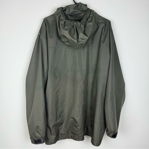 Kanga Cay Men’s XL Gray Hooded Windbreaker Jacket Vent Zipper - Picture 8 of 16